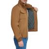 Dockers Mens Quilted Lined Flight Bomber Jacket(Emperador Brown)