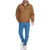Dockers Mens Quilted Lined Flight Bomber Jacket(Emperador Brown)