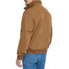 Dockers Mens Quilted Lined Flight Bomber Jacket(Emperador Brown)