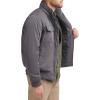 Dockers Mens Quilted Lined Flight Bomber Jacket(Grey)