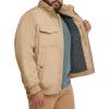 Dockers Mens Quilted Lined Flight Bomber Jacket(Harvest Gold)