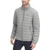 Dockers mens Classic Ultra Loft Packable Puffer Jacket(Heather Cement)