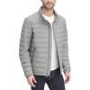 Dockers mens Classic Ultra Loft Packable Puffer Jacket(Heather Cement)