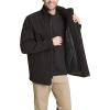 Dockers mens Dwight Soft Shell Bib Jacket(Black)