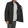 Dockers mens Dwight Soft Shell Bib Jacket(Black Lightweight)