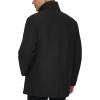Dockers mens Dwight Soft Shell Bib Jacket(Black With Bib)