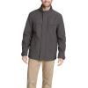 Dockers mens Dwight Soft Shell Bib Jacket(Heather Charcoal)