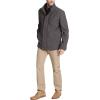 Dockers mens Dwight Soft Shell Bib Jacket(Heather Charcoal)