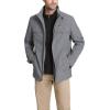 Dockers mens Dwight Soft Shell Bib Jacket(Heather Grey)