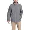 Dockers mens Dwight Soft Shell Bib Jacket(Heather Grey)