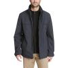 Dockers mens Dwight Soft Shell Bib Jacket(Midnight Heather)