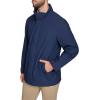 Dockers mens Dwight Soft Shell Bib Jacket(Navy Lightweight)