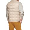 Dockers mens Men’s Box Quilted Puffer Vest(Khaki)