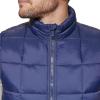 Dockers mens Men’s Box Quilted Puffer Vest(Navy)