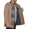 Dockers mens Weston Wool Blend Coat With Scarf (Regular and Big & Tall)(Camel/Light Grey Scarf)