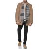 Dockers mens Weston Wool Blend Coat With Scarf (Regular and Big & Tall)(Camel/Light Grey Scarf)