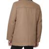 Dockers mens Weston Wool Blend Coat With Scarf (Regular and Big & Tall)(Camel/Light Grey Scarf)