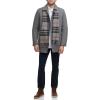 Dockers mens Weston Wool Blend Coat With Scarf (Regular and Big & Tall)(Light Grey)