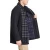 Dockers mens Weston Wool Blend Coat With Scarf (Regular and Big & Tall)(Navy)
