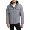 DOCKERS mens Arctic Cloth Sherpa Storm Jacket(Heather Grey Soft Shell)