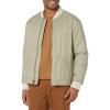 DOCKERS mens Channel Quilted Open Bottom Bomber Jacket(Sage)