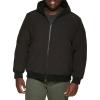 DOCKERS mens Softshell Sherpa Lined Bomber Jacket (Standard and Big & Tall)(Black)