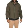DOCKERS mens Softshell Sherpa Lined Bomber Jacket (Standard and Big & Tall)(Olive)