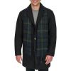DOCKERS mens The Henry Wool Blend Top Coat(Black With Scarf)
