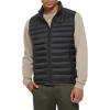 Dockers Men’s Classic Ultra Loft Packable Puffer Vest(Black)
