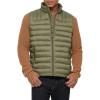 Dockers Men’s Classic Ultra Loft Packable Puffer Vest(Olive)