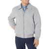 Dockers Men’s Microtwill Golf Bomber Jacket(Grey Filled)