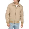 Dockers Men’s Microtwill Golf Bomber Jacket(Harvest Gold Filled)