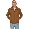 Dockers Men’s Microtwill Golf Bomber Jacket(Moroccan Brown Filled)
