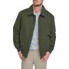 Dockers Men’s Microtwill Golf Bomber Jacket(Olive Filled)