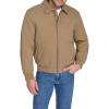 Dockers Men’s Microtwill Golf Bomber Jacket(Tan Filled)