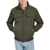 Dockers Mens Quilted Lined Flight Bomber Jacket(Army Green)
