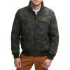 Dockers Mens Quilted Lined Flight Bomber Jacket(Camouflage)