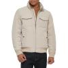Dockers Mens Quilted Lined Flight Bomber Jacket(Stone)