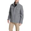 Dockers mens Dwight Soft Shell Bib Jacket(Heather Grey)