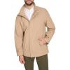 Dockers mens Dwight Soft Shell Bib Jacket(Khaki Lightweight)