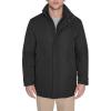 Dockers mens Dwight Soft Shell Bib Jacket(New Black With Bib)