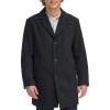 Dockers mens Henry Wool Blend Top Coat (Regular and Big & Tall Sizes)(Navy (Without Bib))