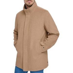 DOCKERS Mens Wool Melton Two Pocket Full Length Duffle Coat(Camel)