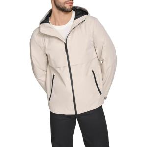 DOCKERS mens Flex Tech Filled Storm Jacket(Sahara Khaki)