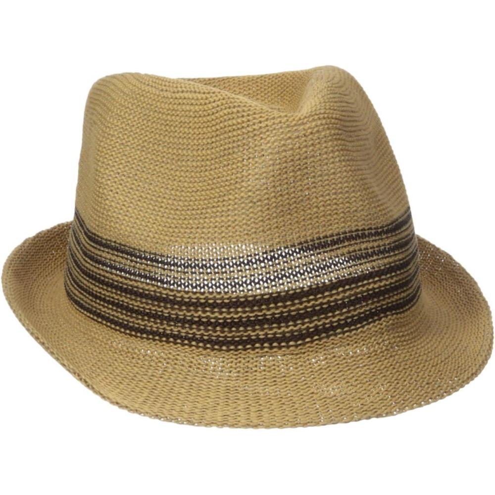 imageDOCKERS Mens Straw Fedora HatNatural