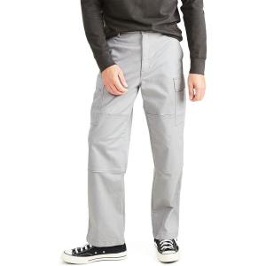 Dockers Men’s Relaxed Fit Cargo Pants(Sharkskin Grey)