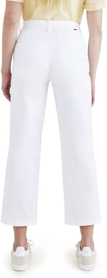 imageDOCKERS Womens Straight Fit High Rise Weekend Chino PantsLucent White