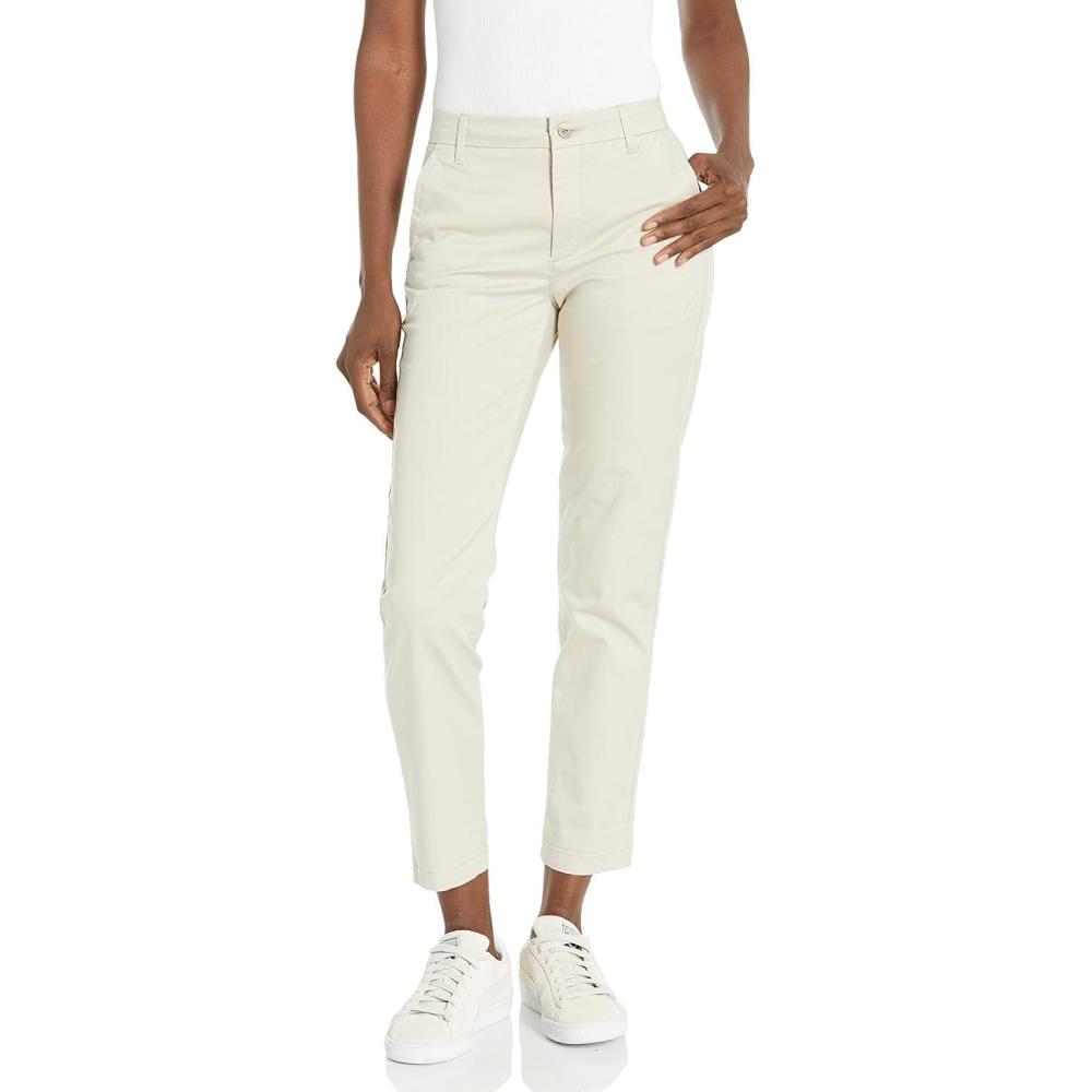 imageDockers Womens Dockers Womens Weekend Chino MidRise SlimSahara Khaki