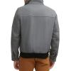 DOCKERS Men’s Ron Wool Blend Bomber(Light Grey)