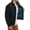 DOCKERS Men’s Ron Wool Blend Bomber(Navy)